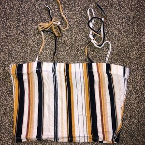 Striped Crop Top